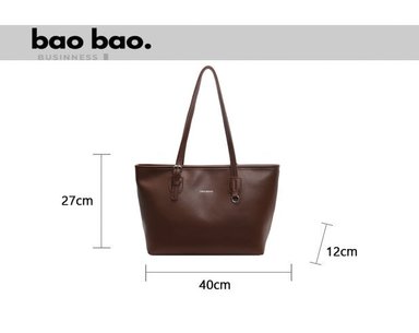 CARTERA MUJER BOLSO BLANCO DE CUERO PU TOTEBAG - 3