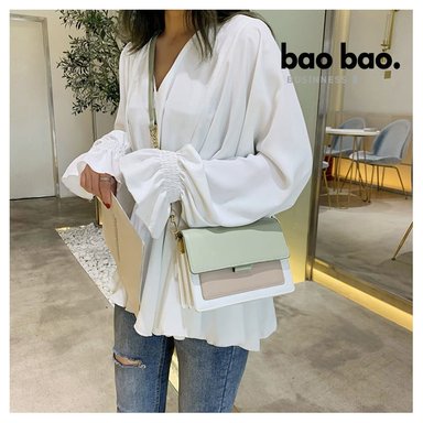 CARTERA MORRAL DE CUERO PU BOLSO CRUZADO