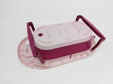 BAÑERA TINA PLEGABLE SPLASH BABY CAM PORTABLE CON TERMÓMETRO - 3