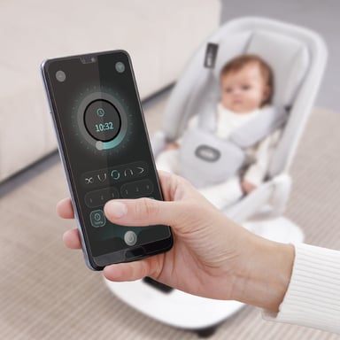 MECEDORA ELÉCTRICA TÁCTIL ROCKING CHAIR BABY CAM BLANCO - 6