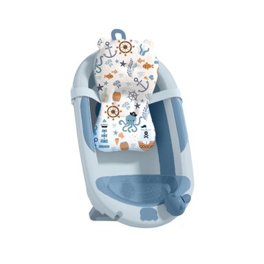 TINA DE BAÑO AQUABU BABY CAM AZUL