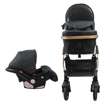COCHE TRAVEL SYSTEM GALAXY BABY CAM NEGRO
