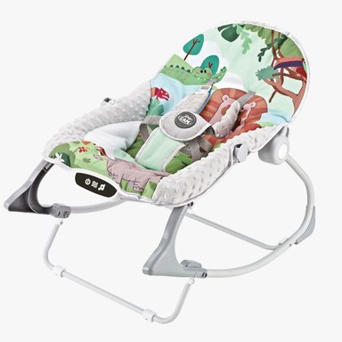 SILLA BABY BOUNCER MECEDORA MESA DE COMER BABY CAM VERDE - 2