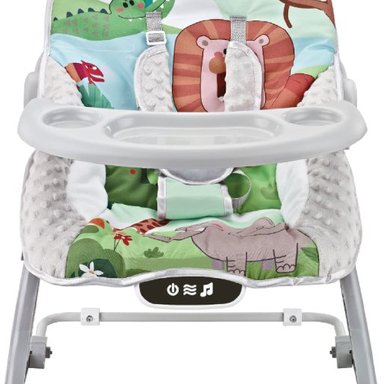 SILLA BABY BOUNCER MECEDORA MESA DE COMER BABY CAM VERDE - 5