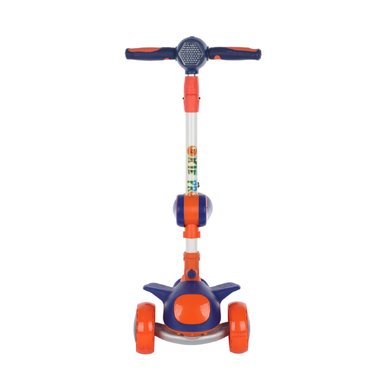 SCOOTER LEXUS CON ASIENTO OXIE PRO BLUETOOTH AZUL NARANJA - 2