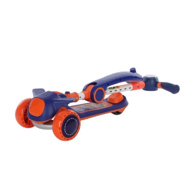 SCOOTER LEXUS CON ASIENTO OXIE PRO BLUETOOTH AZUL NARANJA - 3