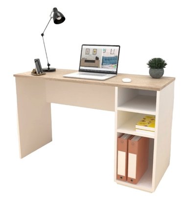 ESCRITORIO VENTITAS PERU KLOE 45 CM X 115 CM DUNA Y BLANCO