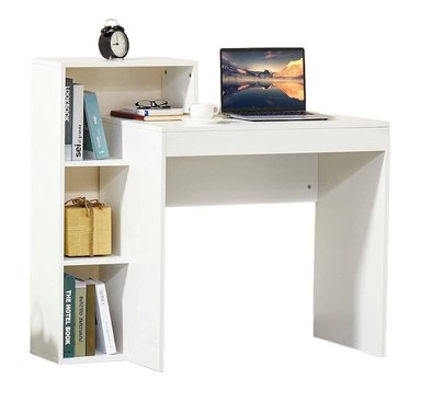 ESCRITORIO MODERNO VENTITAS PERU HANNA 40 CM X 110 CM BLANCO CON REPISA