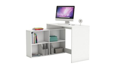 ESCRITORIO VENTITAS PERU FLOPPY 100 CM X 111 CM BLANCO MULTIUSO