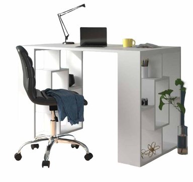 ESCRITORIO ESTANTE VENTITAS PERU SAN FRANCISCO 50 CM X 100 CM BLANCO