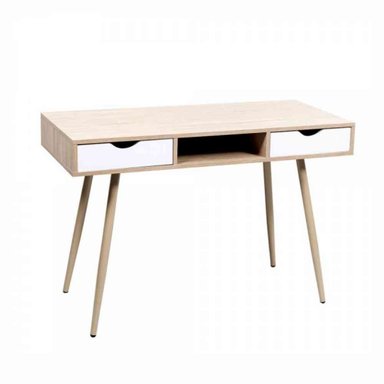 ESCRITORIO VENTITAS PERU LUNA 45 CM X 110 CM VINTAGE 3 CAJONES DUNA