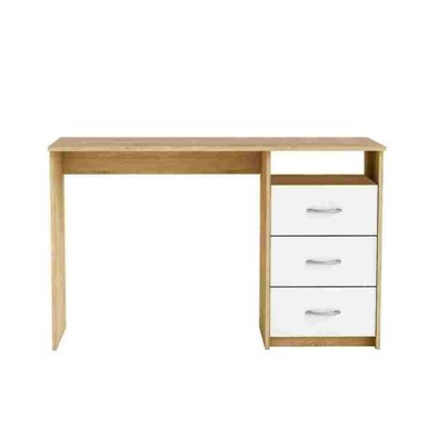 ESCRITORIO VENTITAS PERU DENVER 45 CM X 110 CM VINTAGE 3 CAJONES DUNA