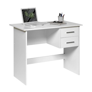 ESCRITORIO VENTITAS PERU THIAGO 40 CM X 90 CM BLANCO 2 CAJONES