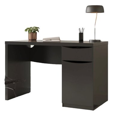 ESCRITORIO GAMER VENTITAS PERU RESIDENT 45 CM X 115 CM NEGRO 2 CAJONES