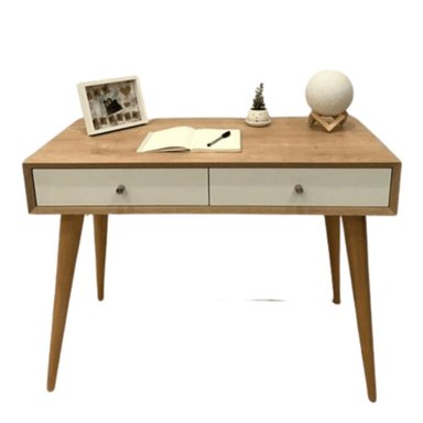 ESCRITORIO VENTITAS PERU VINTAGE 40 CM X 90 CM 2 CAJONES DUNA