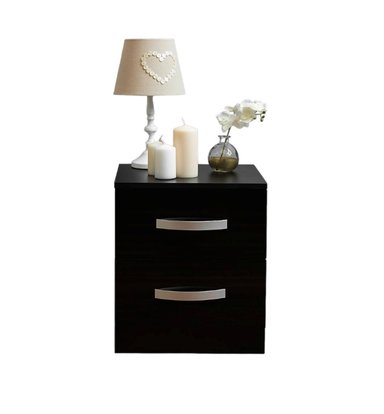 VELADOR VENTITAS PERÚ MESA NOCHE MAZZIEL 2 CAJONES NEGRO
