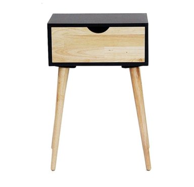 VELADOR VINTAGE LUNA 1 CAJÓN VENTITAS PERÚ COLOR NEGRO Y DUNA