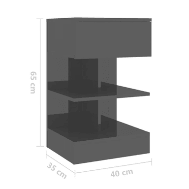 VELADOR VENTITAS PERÚ MESA NOCHE TYRA NEGRO