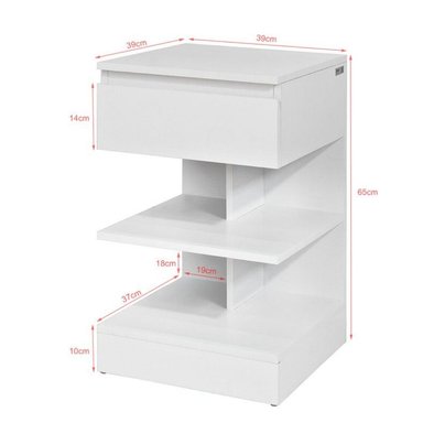 VELADOR VENTITAS PERÚ MESA NOCHE TYRA BLANCO