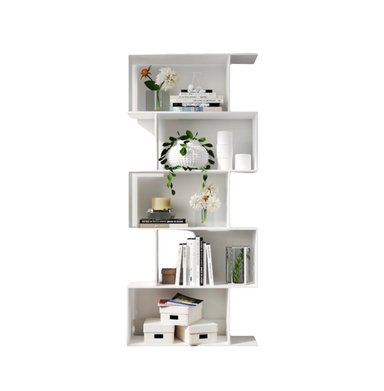 LIBRERO VENTITAS PERU ASIA BLANCO ESTANTE MULTIFUNCIONAL 157CM