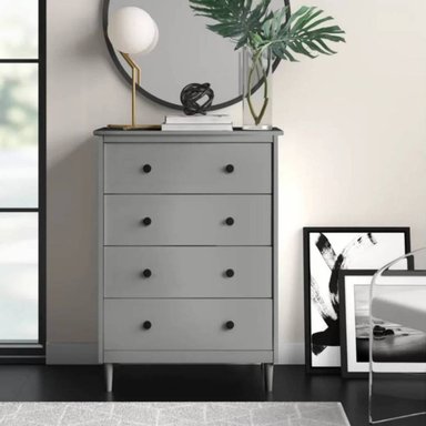 COMODA VENTITAS PERU DENIA 4 CAJONES GRIS