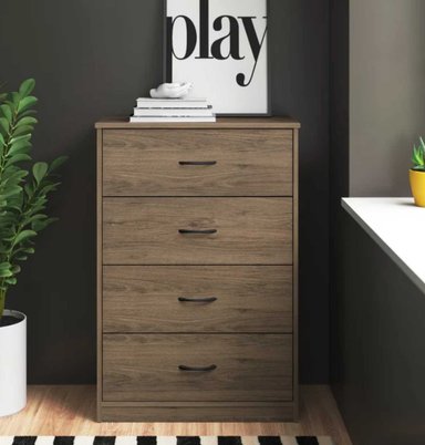 COMODA VENTITAS PERU PRIYANKA 4 CAJONES CASTAÑO