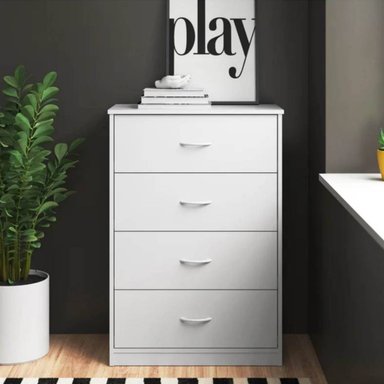 COMODA VENTITAS PERU PRIYANKA 4 CAJONES BLANCO