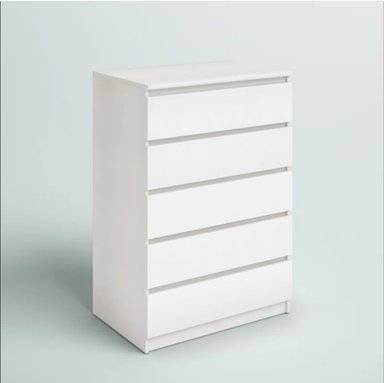 COMODA VENTITAS PERU OLEANA 5 CAJONES BLANCO