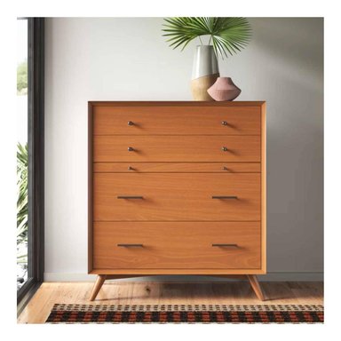 COMODA VENTITAS PERU FROTINALITI NORDICA SAPELLI 5 CAJONES LUCUMA