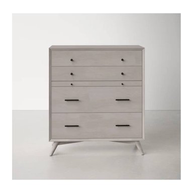 COMODA VENTITAS PERU FROTINALITI NORDICA ARTIKO 5 CAJONES BLANCO HUMO