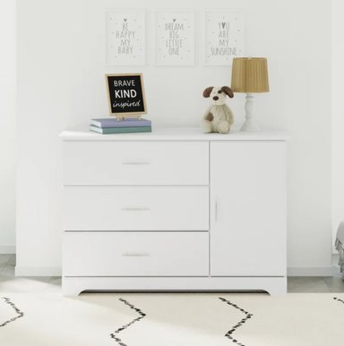 COMODA VENTITAS PERU MILENNA MODERNA 4 COMPARTIMIENTOS 3 CAJONES BLANCO