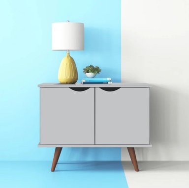 COMODA VENTITAS PERU IRINA APARADOR 2 COMPARTIMIENTOS BLANCO