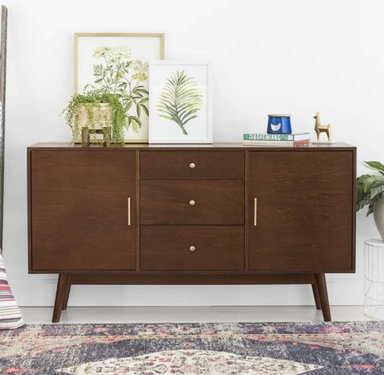 COMODA VENTITAS PERU RITAH APARADOR VINTAGE LIBERTY 3 CAJONES MARRON RUSTICO