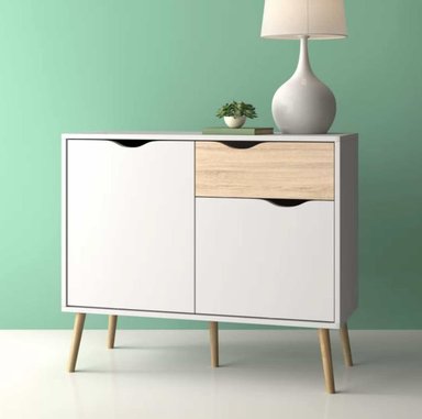 COMODA VENTITAS PERU SILKY VINTAGE DUNA 1 CAJON BLANCO