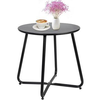 MESA AUXILIAR VENTITAS PERÚ THOMAS NEGRO 45CM INDUSTRIAL