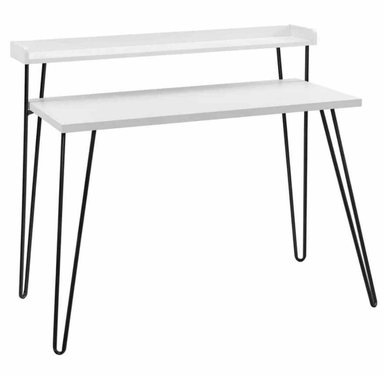 ESCRITORIO CONTEMPORÁNEO VENTITAS PERU ALBANIA 58.4 CM X 111.7 CM BLANCO