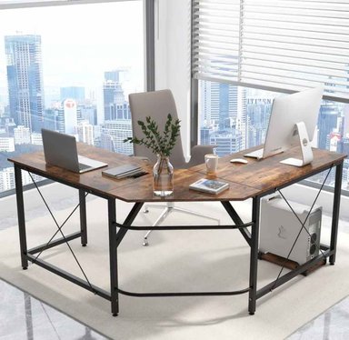 ESCRITORIO INDUSTRIAL VENTITAS PERU LINEYSHA 55 CM X 87.6 CM CARAMELO