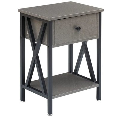 VELADOR VENTITAS PERÚ MESA NOCHE INDUSTRIAL KOLEA PLOMO