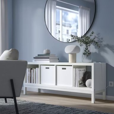 MESA DE TV MODERNA ITALA VENTITAS PERÚ BLANCO - 2