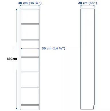 LIBRERO BOSTON 180CM VENTITAS PERÚ MANZANO - 4