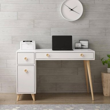 ESCRITORIO VENTITAS PERU SILVIA 45 CM X 115 CM BLANCO TOCADOR VINTAGE VENTITAS HOME