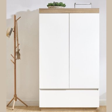 ROPERO VENTITAS PERU CATRIONA DUNA 2 PUERTAS 1 CAJON BLANCO