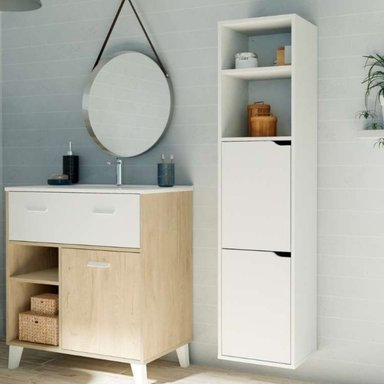 ORGANIZADOR DE BAÑO XANOE VENTITAS HOME BLANCO