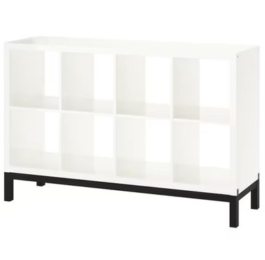 CONSOLA VENTITAS PERU INMA APARADOR 8 CAJONES BLANCO NEGRO - 2
