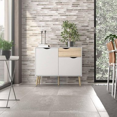 COMODA VENTITAS PERU KARLA VINTAGE DUNA 1 CAJON BLANCO