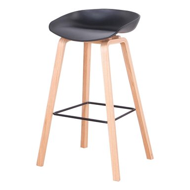 SILLA BAR VENTITAS PERU PAOLO BANCO NORDICO MADERA NEGRO - 2