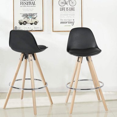 SILLA BAR VENTITAS PERU UTAH MADERA NEGRO - 3