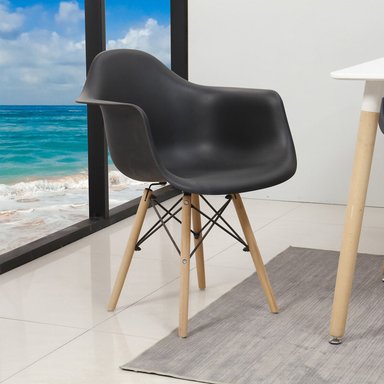 SILLA DE COMEDOR VENTITAS PERU MELINOR VINTAGE VENTITAS HOME NEGRO