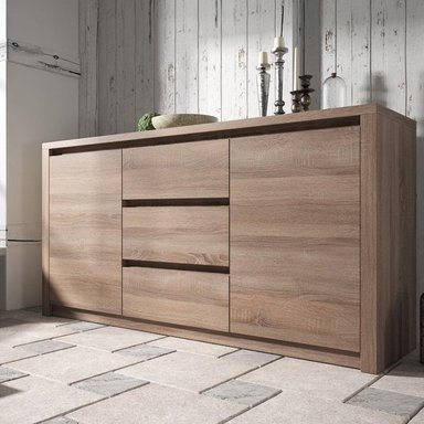 COMODA VENTITAS PERU AMANDA NORDICA 3 CAJONES ESPRESSO