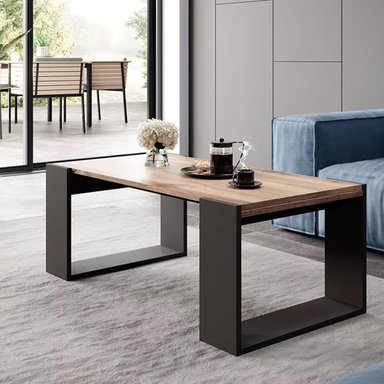 MESA DE CENTRO VENTITAS PERU YASEMIN ESPRESSO Y NEGRO